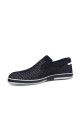 Lacivert File Slip-on Badeem Erkek Ayakkabı-A033