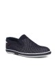 Lacivert File Slip-on Badeem Erkek Ayakkabı-A033